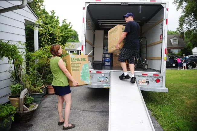 越来越少美国人为新工作搬家